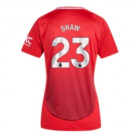 Manchester United Luke Shaw #23 Hemmakläder Dam 2024-25 Kortärmad